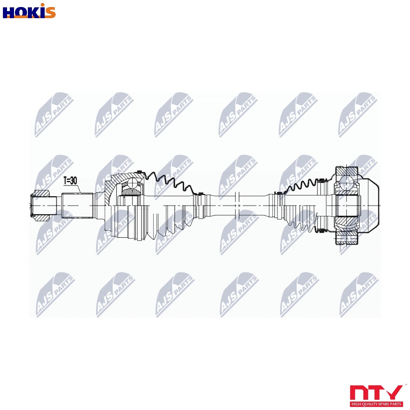 Nty Driveshaft For Porsche Cayenne 10- /Front,L=R - Image 11