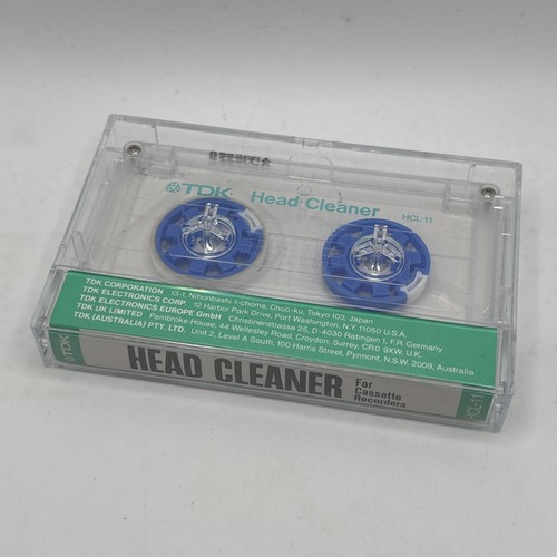 Head Cleaner for Cassette Tape Recorders - TDK - HCL-11 - Zdjęcie 2 z 4