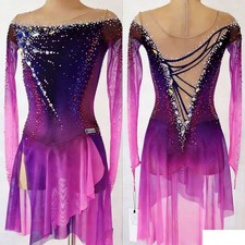 Figure Skating Dress Customized Competition ice skating dress Girls woman