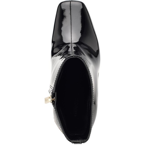 Guess Womens Byra Black Patent Block Heels Shoes 5 Medium (B,M) BHFO 1012 - Picture 2 of 3