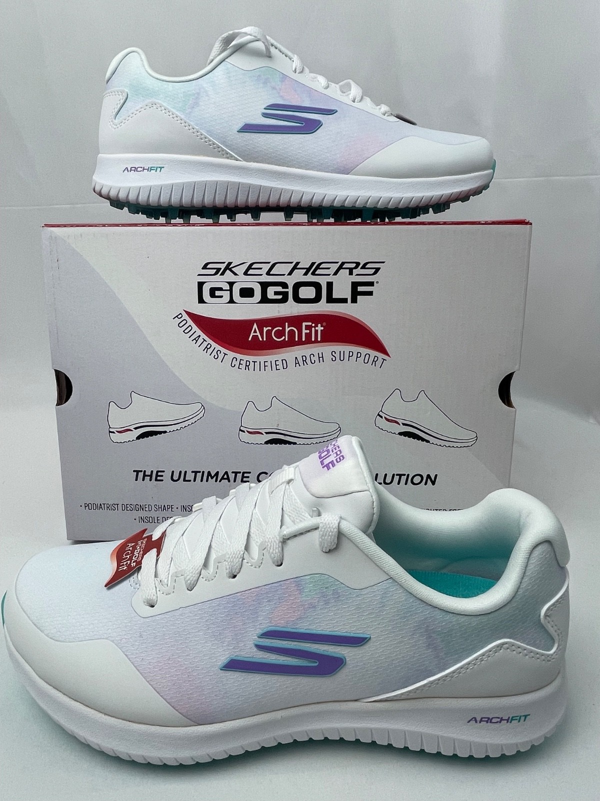 Fairway 8 8.5 9 10 White Pastel