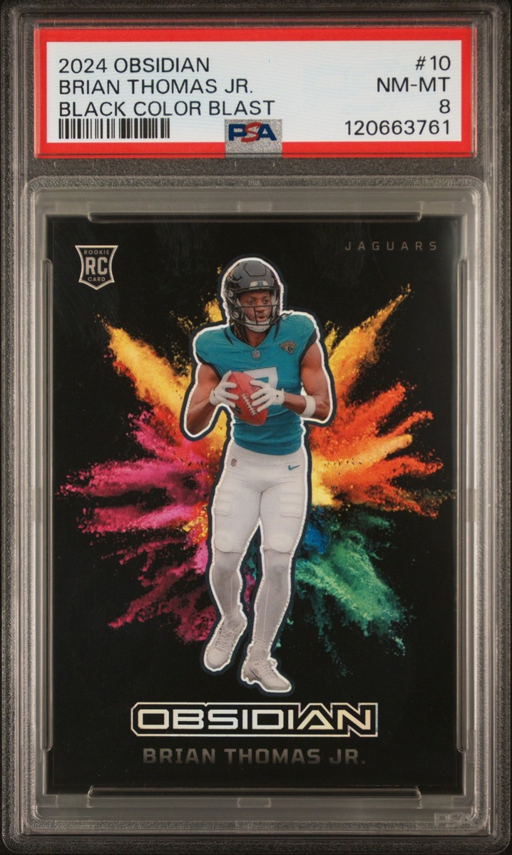 2024 PANINI OBSIDIAN BLACK COLOR BLAST #10 BRIAN THOMAS JR