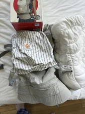 Ergo Baby Carrier Original Dewdrop Ergonomic Padded Toddler Infant w/Insert Hood