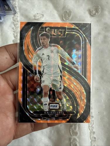2024-25 Panini Select Kai Havertz Orange Fluorescent Prizm /125 Arsenal Germany