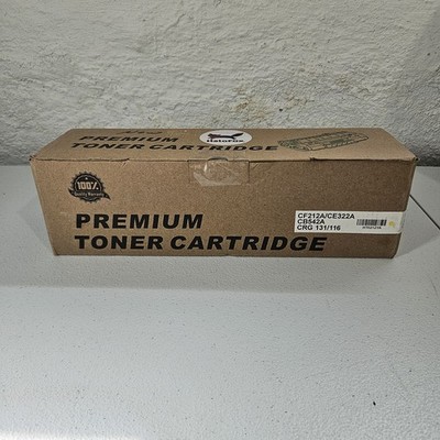 Halofox OEM Premium Toner Cartridge Replacement For HP CF212A/ CE322A Yellow