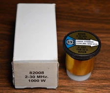 COAXIAL DYNAMICS 82008 HF 2-30MHZ 1000 WATT SLUG/ELEMENT FOR BIRD 43 WATTMETER