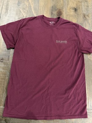 Four Queens Hotel & Casino Las Vegas Maroon Casino Theme T-Shirt