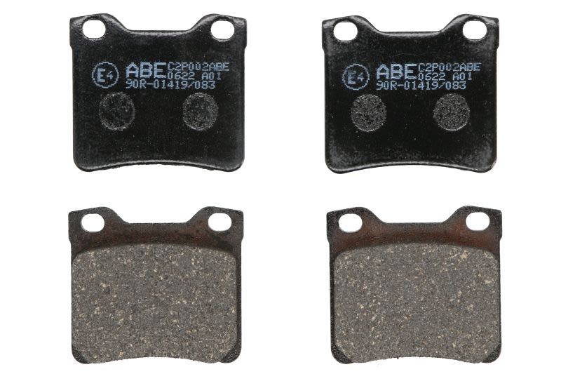 Plaquettes de frein ABE C2P002ABE pour Peugeot 406 essence et diesel de 1995 à 2004