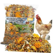 10oz Chicken Nesting Herbs - Dried Herb Layer Feed Coop and 10 Ounce Original