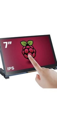 7 Inch Touchscreen IPS DSI Display Compatible with Raspberry Pi 5/4/3, 800x48...