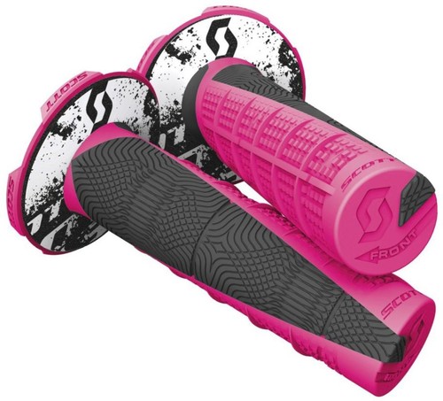Scott 219627-1665 Deuce II MX/ATV Grips - Pink/Black