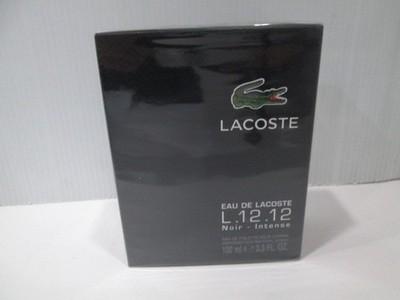 EAU DE LACOSTE L.12.12 NOIR INTENSE Parfum Uomo Eau De Toilette 100ml Spray