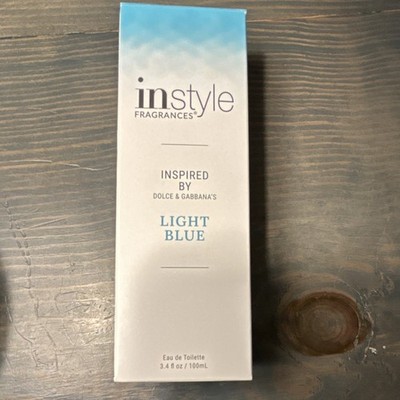 Instyle Fragrances Light Blue Eau de Toilette Spray 3.4 fl oz Vegan Paraben-Free