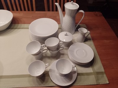 Rosenthal Service Weiß-Gold Trienale 2000 TOP