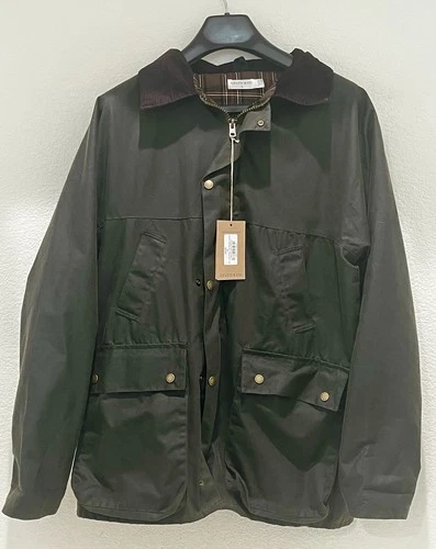 Celtic & Co Men's Waxed Cotton Jacket Olive Medium M Made In Britain - product listing photo