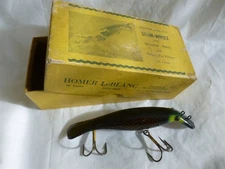Vintage Homer LrBlanc Musky Swim-Whizz Fishing Lure with Box  Lot P-705