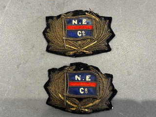 Merchant Navy Cap Badge x 2