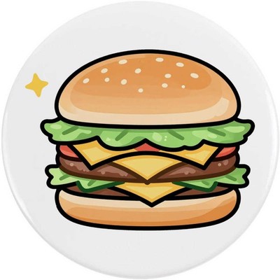 Button Pin Anstecker ''Doppel Hamburger'' (BB061566)