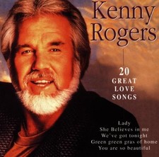 KENNY ROGERS - 20 Great Love Songs - CD - Import - **BRAND NEW/STILL SEALED**