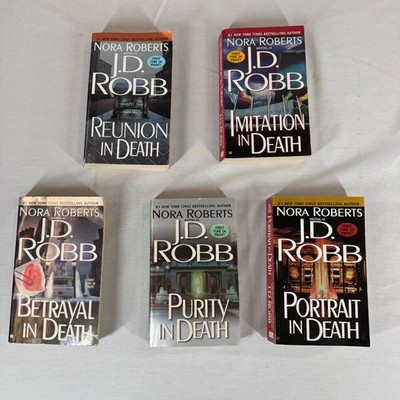 Lot Of 5 J.D. Robb ''In Death Series'' Books ~ 5 Novels Total ~ Mystery Thrillers