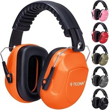 Noise Cancelling Ear Muffs for Adults, SNR 33dB Hearing Protection, Adjustable..