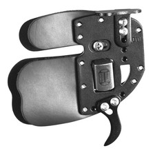 DECUT Rugbii - Fingertab Rechtshand Gr&ouml;&szlig;e L, f&uuml;r Bogenschie&szlig;en aus Leder Schutz