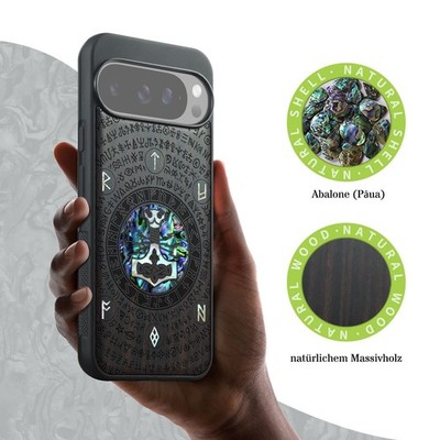 Handgefertigte Magnetische Holzhüllen für Google Pixel 9 10 Pro XL 10a 9a hüllen
