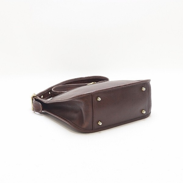 [Y1] KC662 Vintage USA Made COACH Old COACH 9966 All Leather Crossbody ...