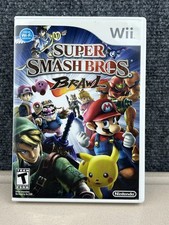 Case and Manual Only NO GAME Super Smash Bros Brawl Nintendo Wii Authentic