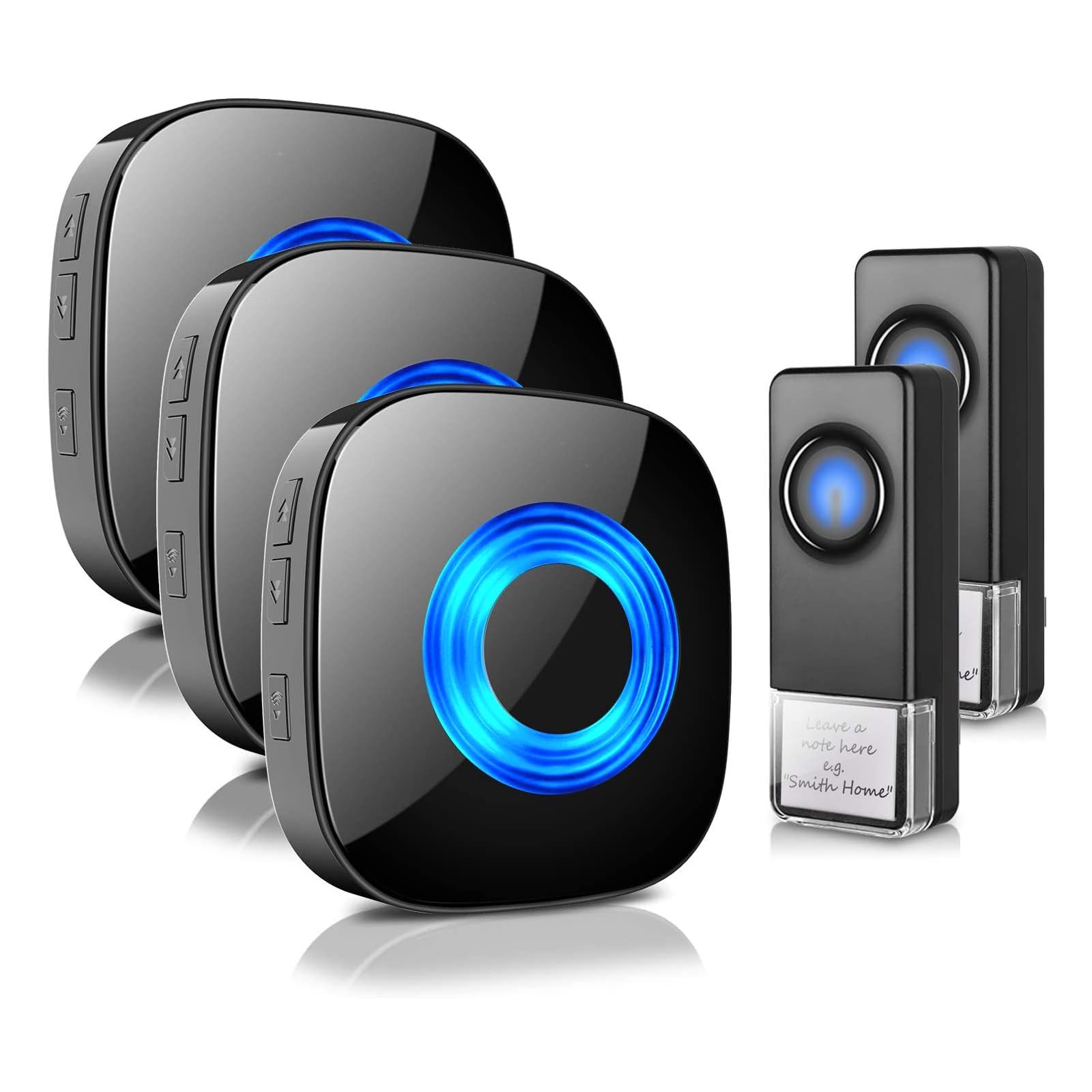 Wireless Doorbell with 58 Ringtones 5 Volume Levels and Mute Mode