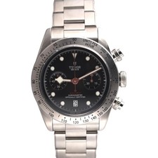 Tudor Black Bay Chronograph Black Dial Steel Automatic Watch 79350