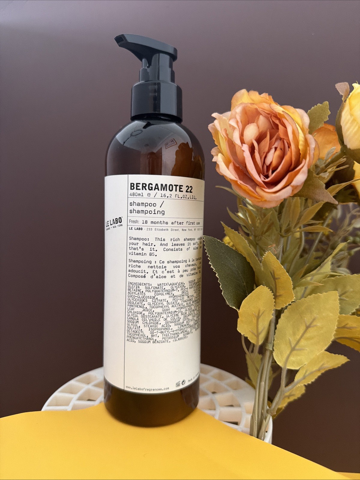 Le Labo Bergamote 22 Shampoo 480 ml | Luxury Scented Hair Shampoo | New & Sealed