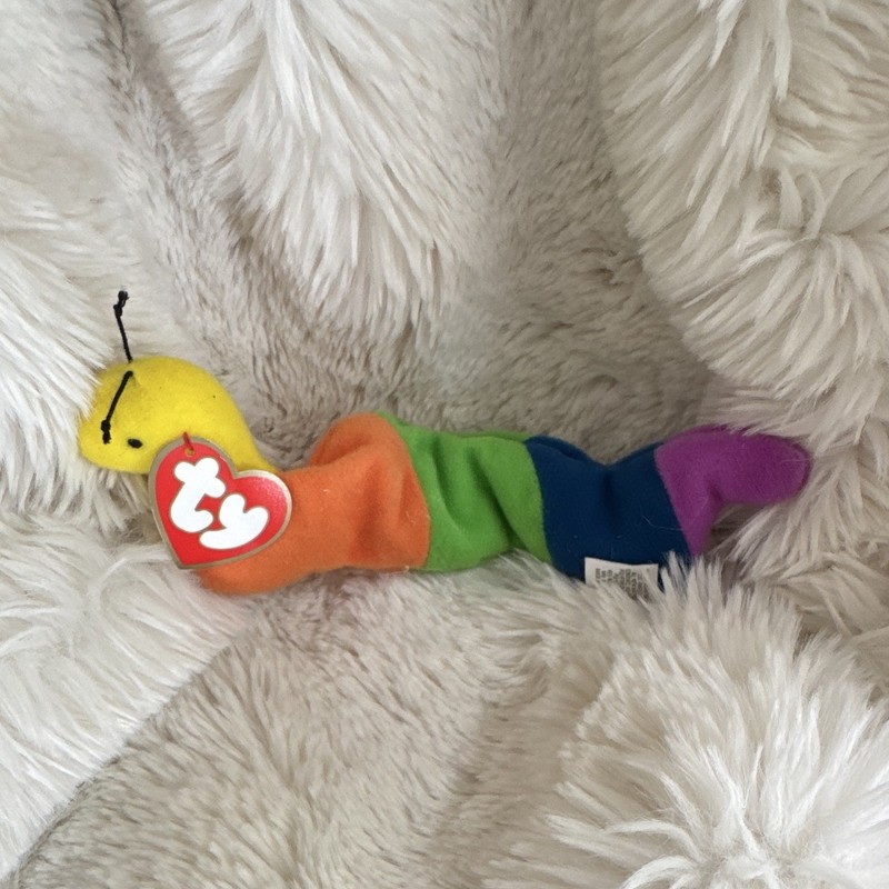 Ty Teenie Beanie Babies Inch Caterpillar Plush Vintage Retired 1999