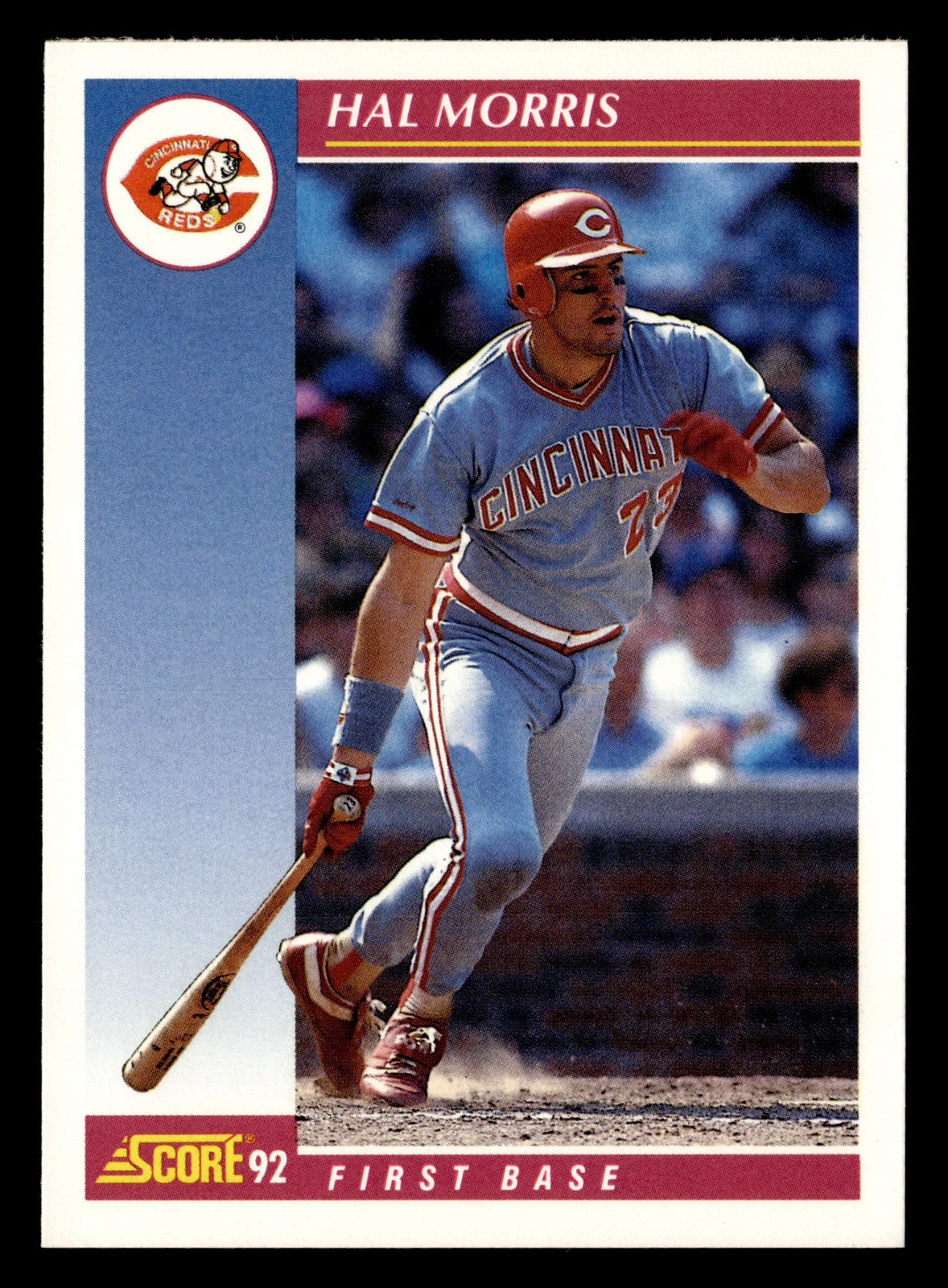 Hal Morris 1992 Score #125 Cincinnati Reds Baseball *203