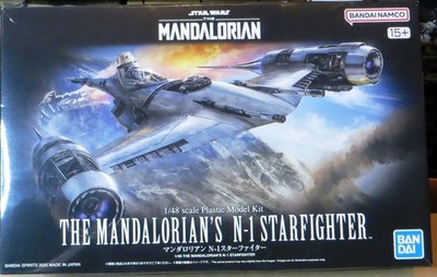 Bandai The Mandalorian's N-1 Starfighter Plastikmodellbausatz im Maßstab 1:48 Star Wars