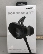 Bose SoundSport Earbuds Wireless In Ear Sweat Weather Resistant Black Sealed