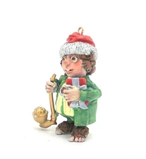 Bilbo Baggins Painted Resin Christmas  Ornament The Hobbit Rankin Bass 2.85”