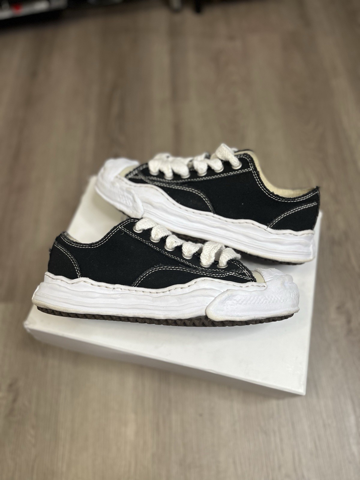 SAOLA Taglia 8M US (41) Maison Mihara Yasuhiro Hank OG suola tela bassa