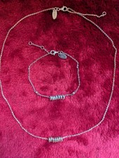 Links Of London Mini Sweetie Bracelet And Necklace Set, 925 Sterling Silver