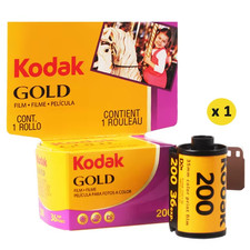 1-10 Roll KODAK GOLD 200 Color Negative Film 35Mm Roll Film 36 Exposure per Roll