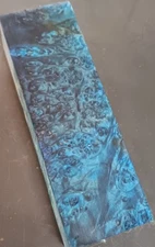 Stabilized Blue Box Elder Burl Knife Blank/Pen Blank/Turning Blank