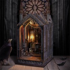 3D Holz Puzzle Bücherregal Dekor Miniatur Ha...