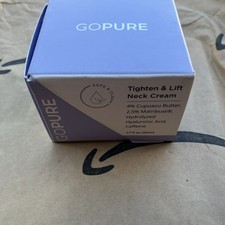 New Sealed Go Pure Tighten Lift Neck Firming Cream 1.7 Oz 50ml Exp.3/2028 E