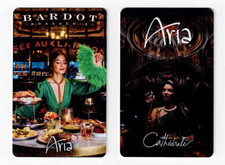 ARIA Room Key Las Vegas - LOT of 2 -Casino Hotel - Bardot Brasserie & Cathedrale