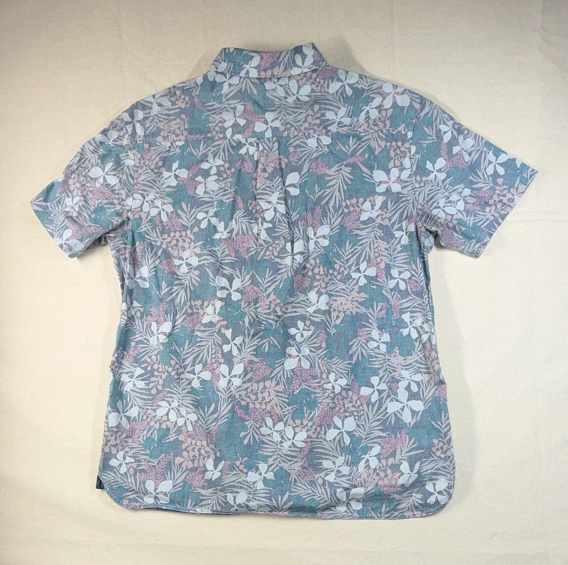 Jack O'Neill Men's M Standard Fit Blue Floral Hawaiian SS Button-Up 185773