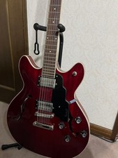 GUILD Semi-Hollow Body Cherry Red Electric Guitar USED