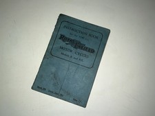 Royal Enfield Motorcycle 1140cc Model K KX instruction book  ORIGINAL