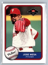 2001 Fleer Platinum #365 Jose Mesa MLB Philadelphia Phillies