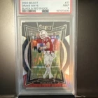 2024 Panini Select - Concourse Drake Maye #27 Black & Red Shock Prizm (RC)