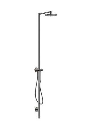 hansgrohe AXOR Starck Duschsäulen Set, Kopfbrause 240 1-jet, mit Thermostat,